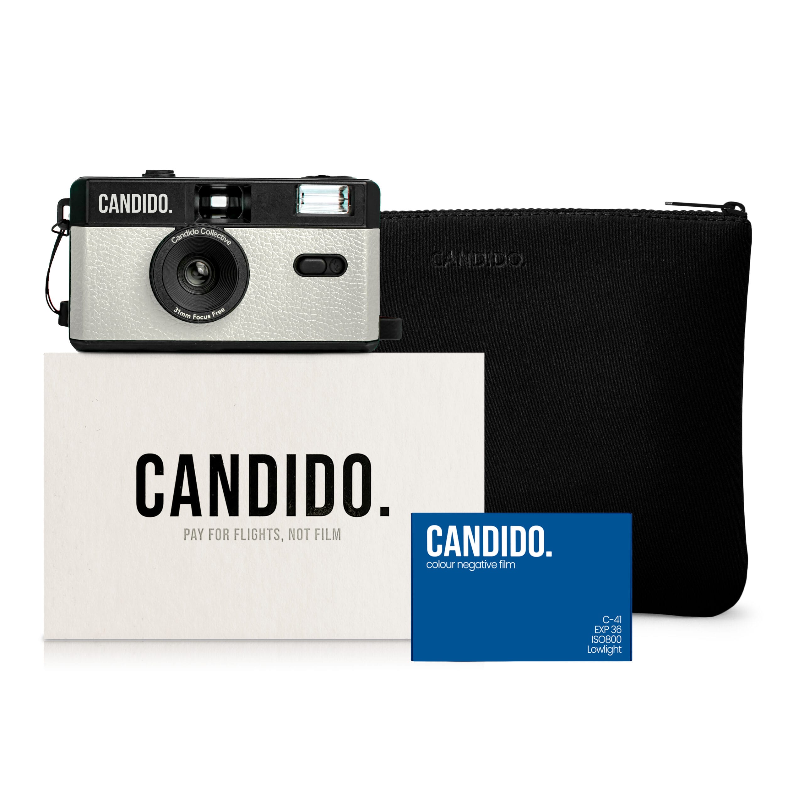 camara white c bolsa y rollo de 800